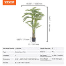 Arbre Artificiel 1.98m avec Pot 20.3x17.5cm