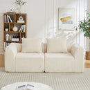 Canapé compressé 2 places