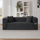 Canapé moderne en velours côtelé compressé